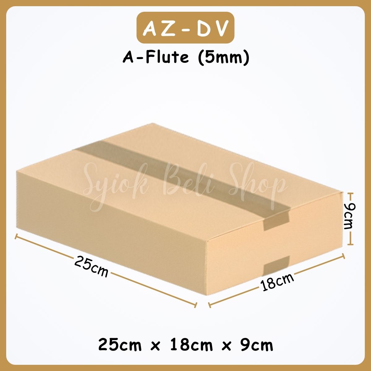 Carton Box Packaging Box Packing Box Paper Boxes Kotak Shipping Parcel Box (A-Flute)