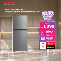 [ FREE SHIPPING | NEW 2026 ] Toshiba GR-RT273WE-PMY(57E) 260L 2 Doors Inverter Refrigerator (Starry Night Silver)
