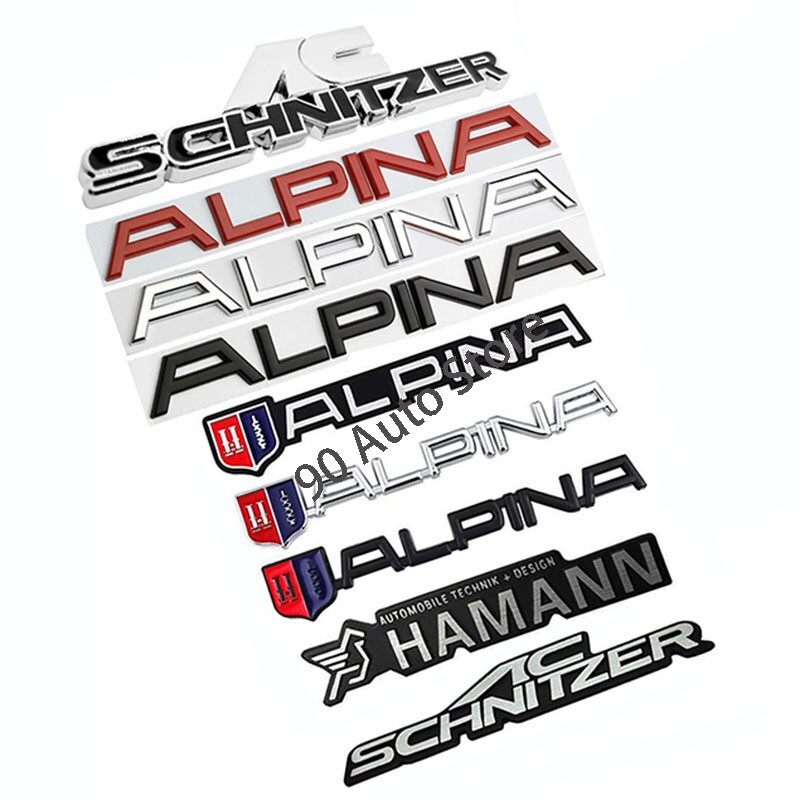 Hot Modified AC Schnitzer Alpina Hamann Metal Car Side Sticker for BMW F30