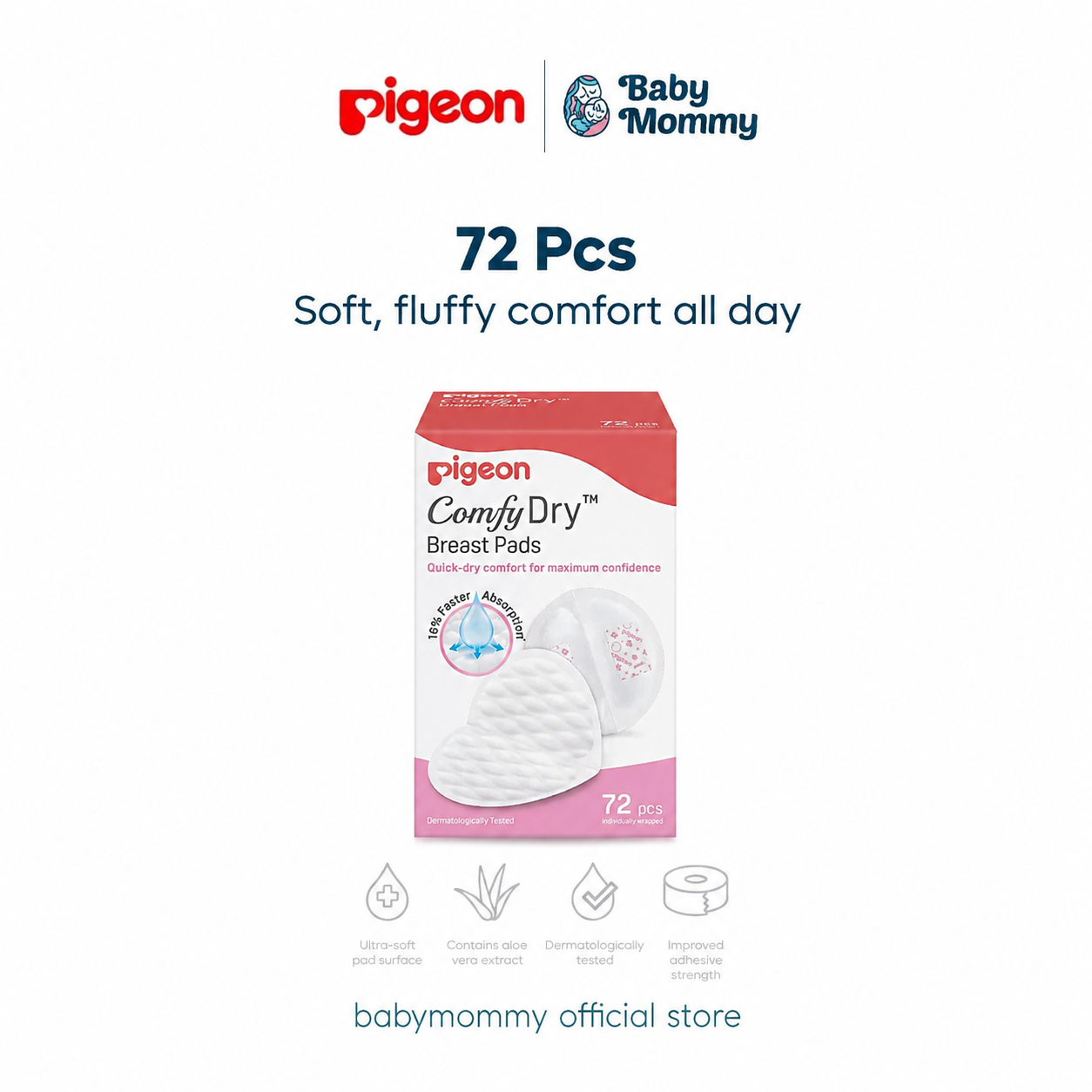 Babymommy👶100% Original Pigeon ComfyFeel Breast Pads 60pcs/100pcs Lansinoh Disposable Breast Pad 24pcs/60pcs