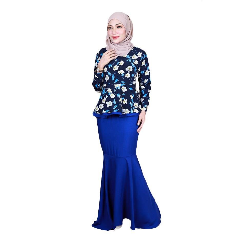 2022 Raya Collection Durriyah Adult Layered Peplum Baju Kurung Set BEST SELLER