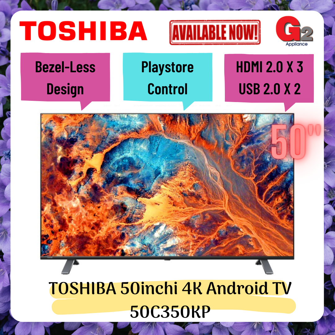 TOSHIBA (AUTHORISED DEALER) 50\'+String.fromCharCode(34)+\' 4K UHD Android TV 50C350LP