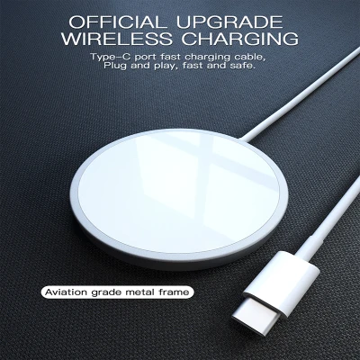 Magnetic Wireless Charger For iPhone 12 Mini 12 Pro Max 11 Magsafe Charger 15W Fast Charging Pad For Samsung Xiaomi Quick Wireless Charge