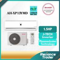 《SEDA》Sharp 1.5HP J-Tech Inverter Plasmacluster Air Conditioner AH-XP13YMD
