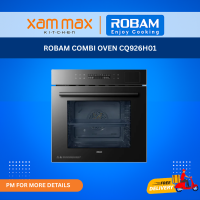 ROBAM CQ926H01 73L Built In Combi Steam Oven Air Fry Steam Bake Multifunction Smart Cooking Oven Black Glass