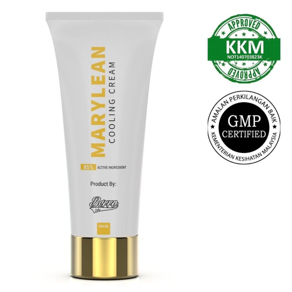 Marylean Cooling Cream 100ml By Berro Labs- Fat Burn, Cold Slimming Cream