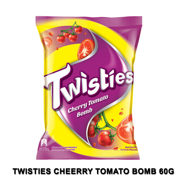 Twisties Cherry Tomato Bomb Corn Snacks - 60g