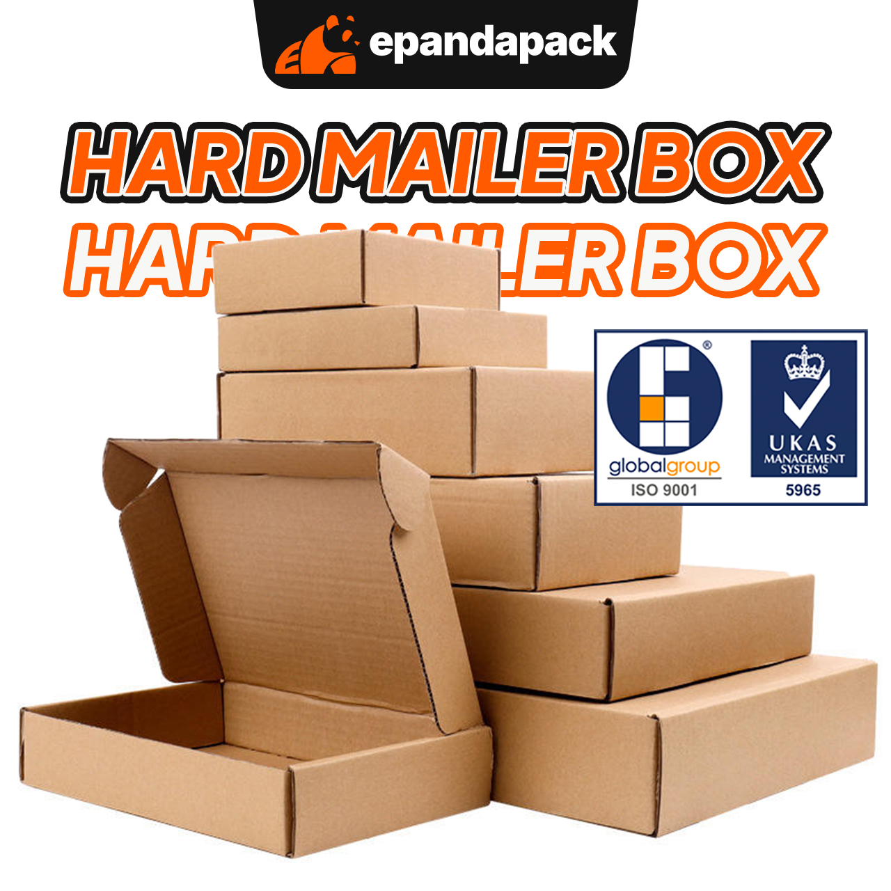Corrugated Mailer Box Pizza Box Parcel Box Packaging Gift Box Kotak Pos Hadiah Penghantaran Kecil