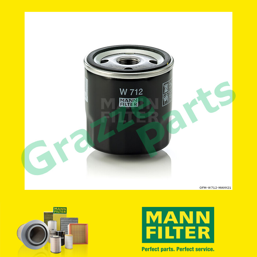 100% Original Mann Oil Filter W712 W 712 OC21 OC21OF Leybold Rotary Vane Vacuum Pump Oil Lubricated 