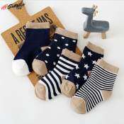 Cute Cotton Baby Socks for Boys & Girls, 5 Pairs