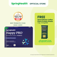 SpringHealth® Happy PRO® Blueberry Drink Mix with 15 Billion CFU Probiotics (30S) 【Exp: Dec 2027】