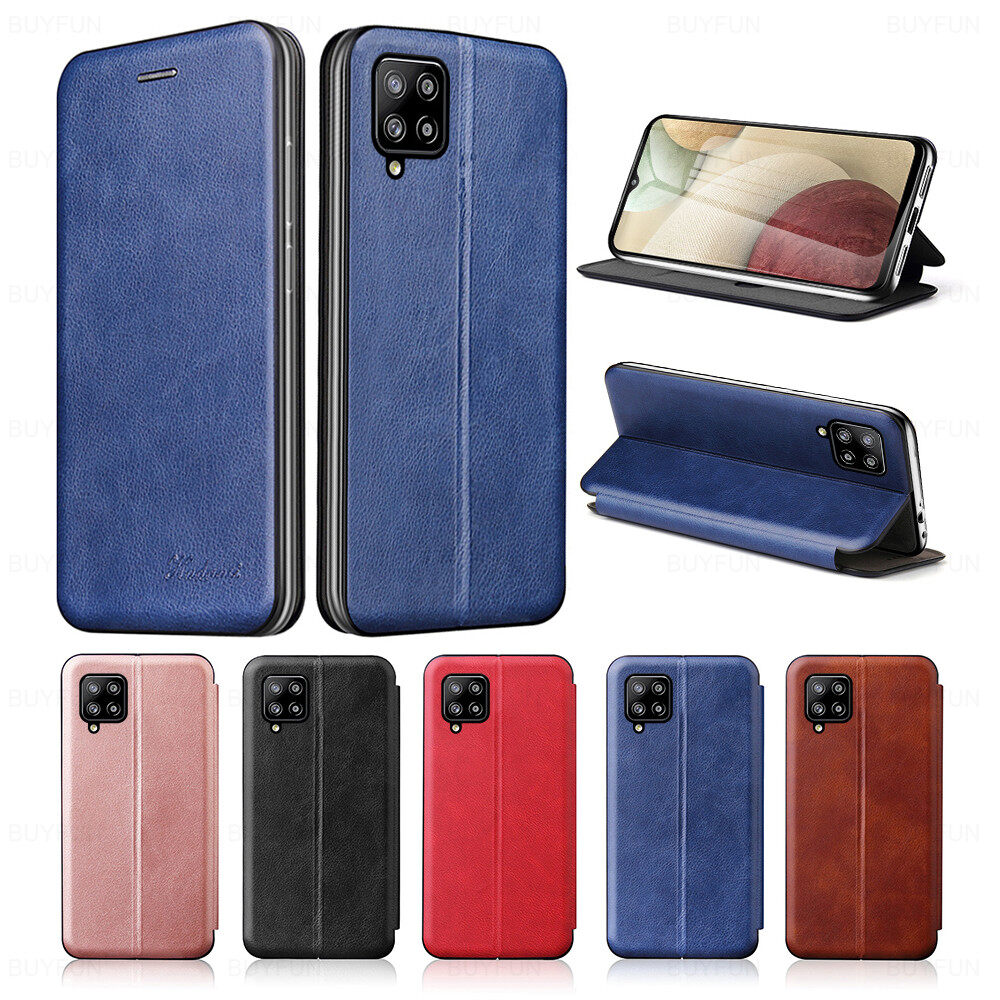 Da Lật Trường Hợp, Trên Bao Đựng Dạng Ví Cho Samsung Galaxy A12 A42 Đối Với Samsung A12 A42 A02s Một 12 42 02S A12 A42 A02S Đứng Từ Da Trường Hợp Bao Da Đựng Thẻ Mềm Cho Samsung Galaxy A02S