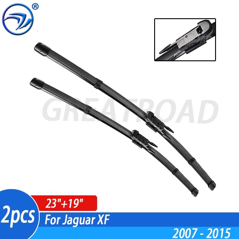 Wiper 4a front wiper blades for jaguar xf 2007 - 2015 windshield windscreen front window for jaguar xj 2009-2017 23"19"