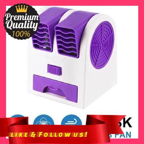 People\'s Choice Desk USB Fan with Scent Bag Portable Fan Mini Personal Fan Table Fan No Blade Cooling Fans for Home Office Indoor (Purple)
