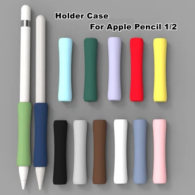 1Pcs Stylus Cover Silicone Protective Sleeve Wrap For Apple Pencil 1/2 Shockproof Anti-scratch Non Slip ​Touch Screen Pen Grip Case