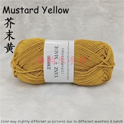 1.5mm Hollow Yarn 1.5mm 空心棉线 圆股棉线