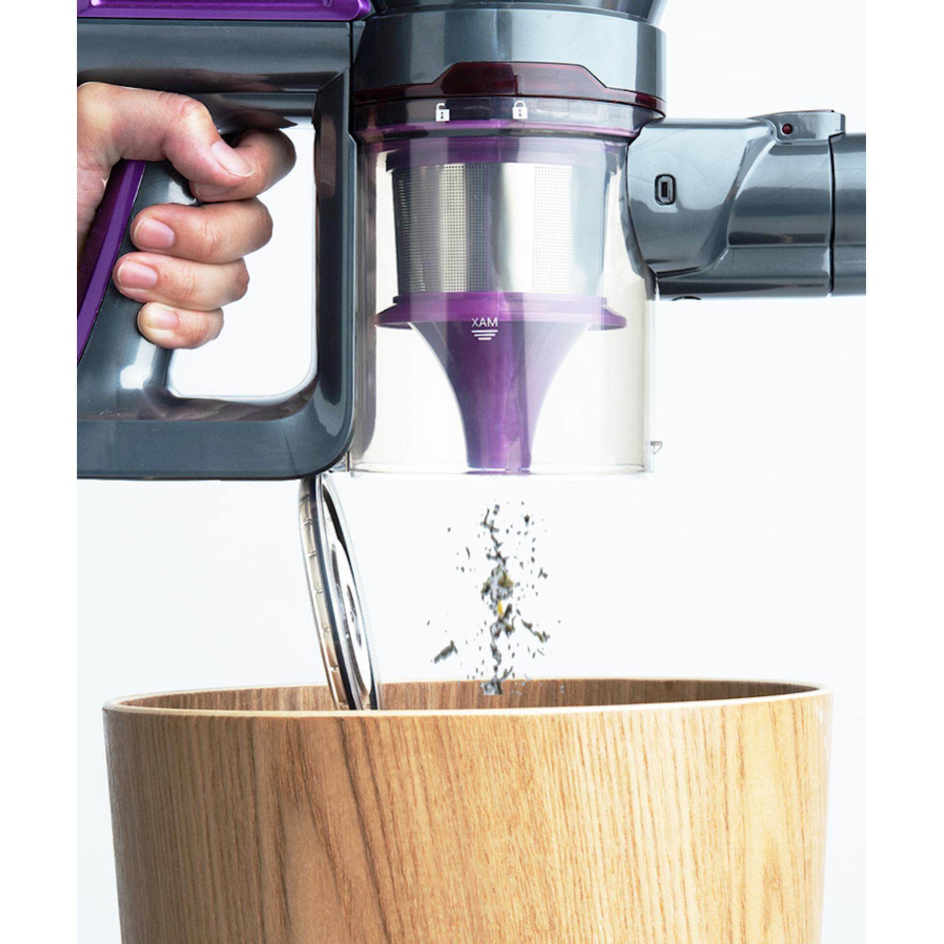 Airbot CV100 iRoom (Purple) Cordless Handstick Cyclone Handheld Canister Portable Vacuum Cleaner