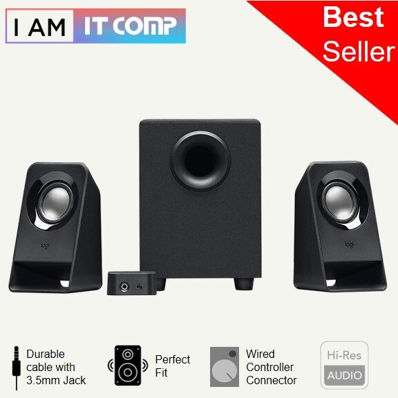 Logitech Z213 Multimedia 2.1 Speaker , 14 Watts , Perfect Fit , Simple Controls , Customize