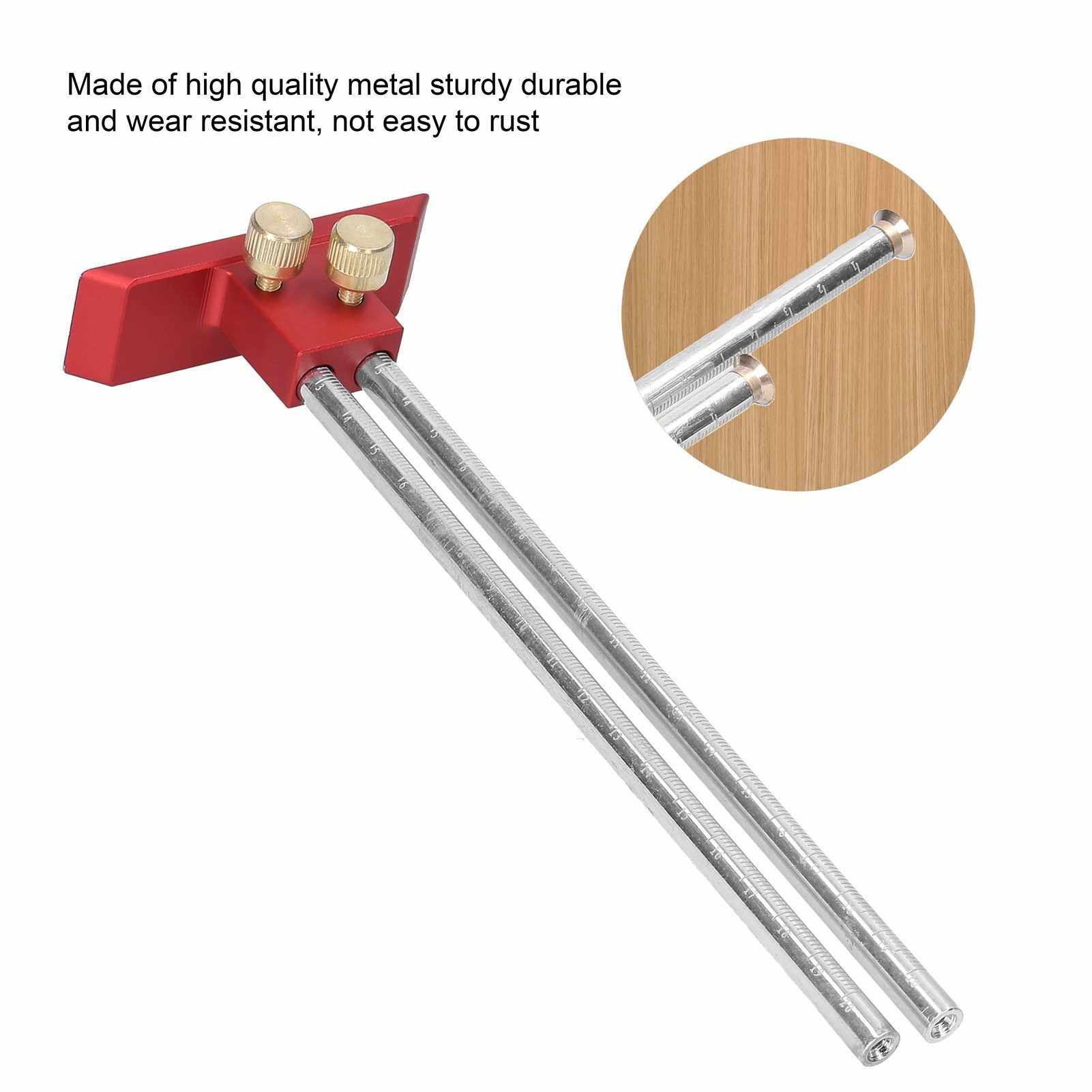 Woodworking Double Head Scriber Ruler 0200mm Wood Marking Gauge