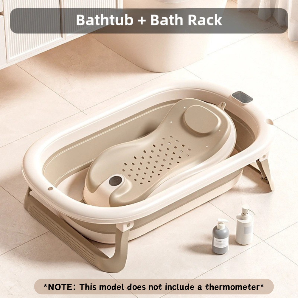 Foldable Baby Bathtub For Baby & Toddlers Portable Bathtub Large Capacity Suitable For Home