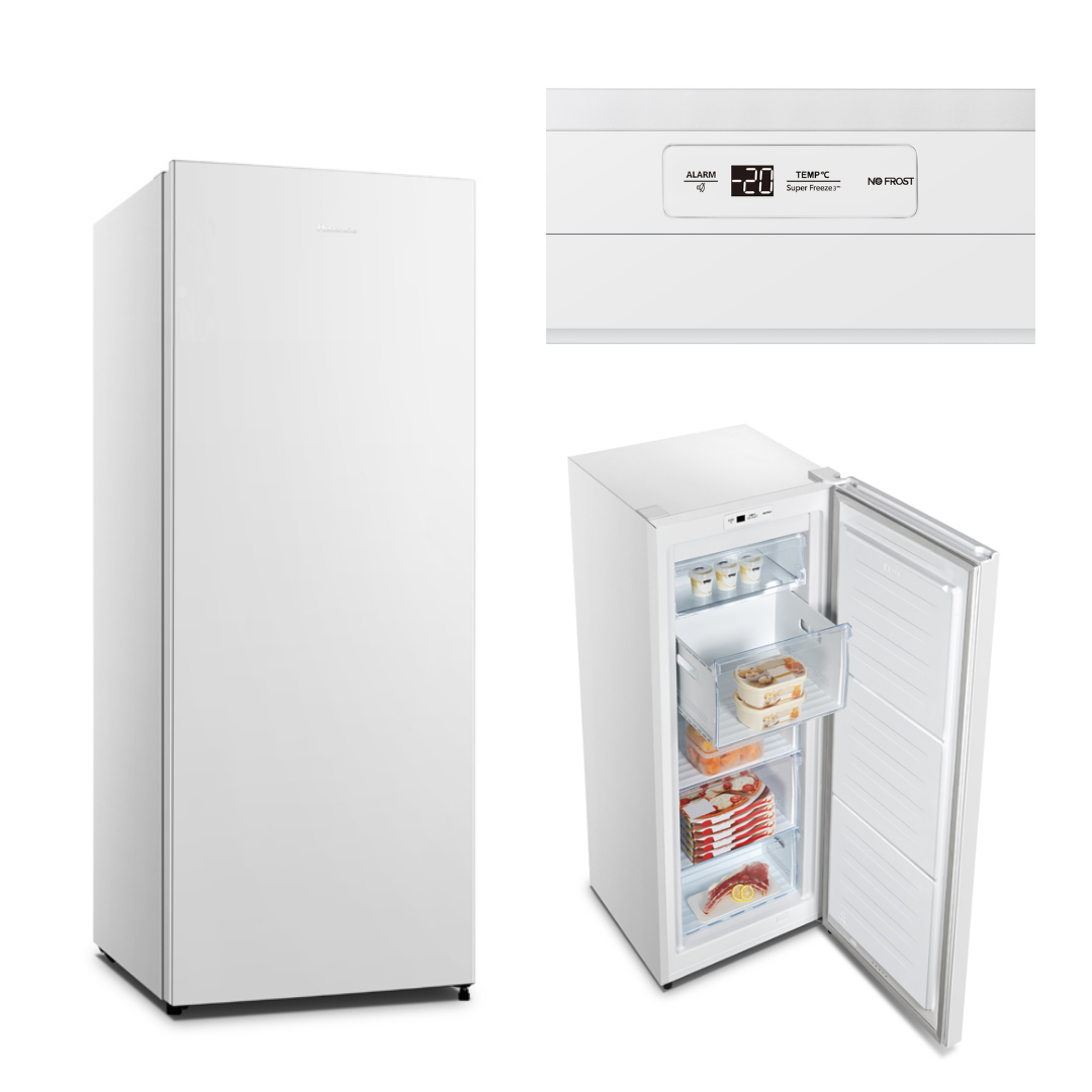 HISENSE (AUTHORISED DEALER + READY STOCK) UPRIGHT FREEZER 180L NO FROST