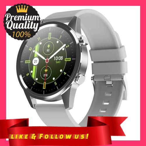 People\'s Choice 1.28\'\' Smart Watch Full Touch Heart Rate Blood Pressure Detecting Multi-Sport Mode Scientific Sleep Sedentary Reminder IP67 Waterproof Fitness Tracker Smartwatches Sports Wristband Gifts for Men Women (Grey)