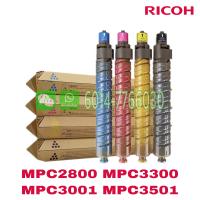 Original Quality Japan Ricoh Aficio MPC2800 MPC3300 MPC3001 MPC3501 MPC 2800 3300 3001 3501 MP C2800 C3300 C3001 C3501 Color Toner Cartridge Japan