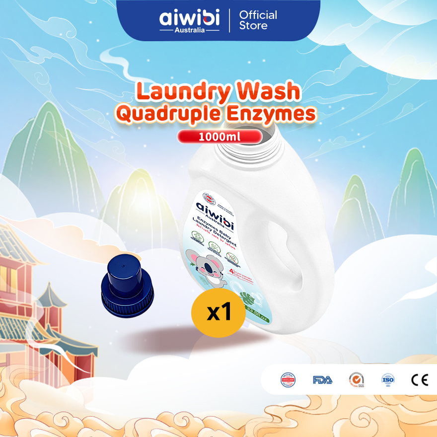 Aiwibi Baby Premium Laundry Wash (1000ml x 1Unit)