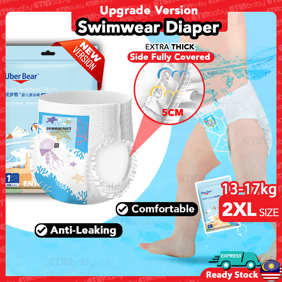 Disposable Baby Kids Swimming Trunk Swim Diaper Swim Pant Swimwear Diaper Berenang Diaper Baby Pakai Buang 婴儿游泳裤子尿片