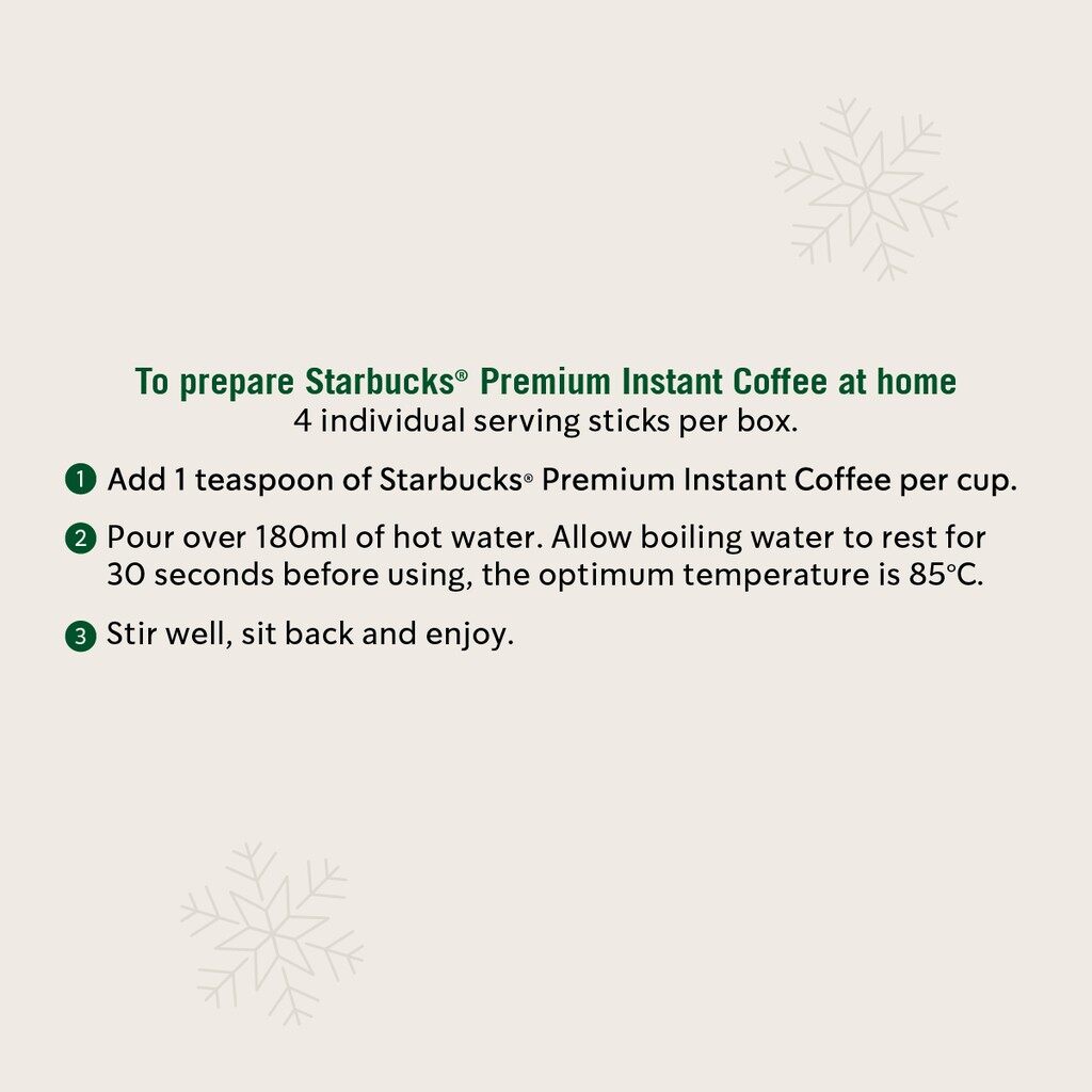 [LIMITED EDITION] Starbucks Toffee Nut Latte Instant Coffee Mixes (4 Sticks/Box)