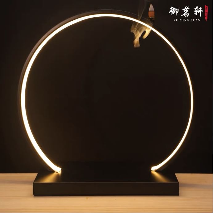 招财猫灯圈摆件30cm 收银台招财猫 LED Lucky Cat Counter Cat