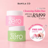 [9.9 SPECIAL] Banila Co Clean It Zero Cleansing Balm Original & Pore Clarifying (100mlx2)
