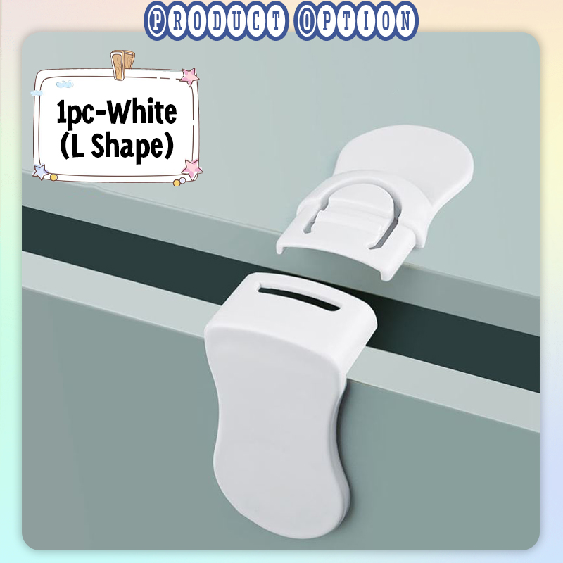[Little B House] Baby Safety Cupboard Cabinet Door Lock Drawer Lock Kids Safety 宝宝抽屉安全锁 Kunci Bayi Pintu Laci - LockGroup