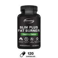 SLIM PLUS FAT BURNER - Carbohydrate Blocker - Supports Fat Breakdown and Healthy Detoxification - 30/60/120 Capsules