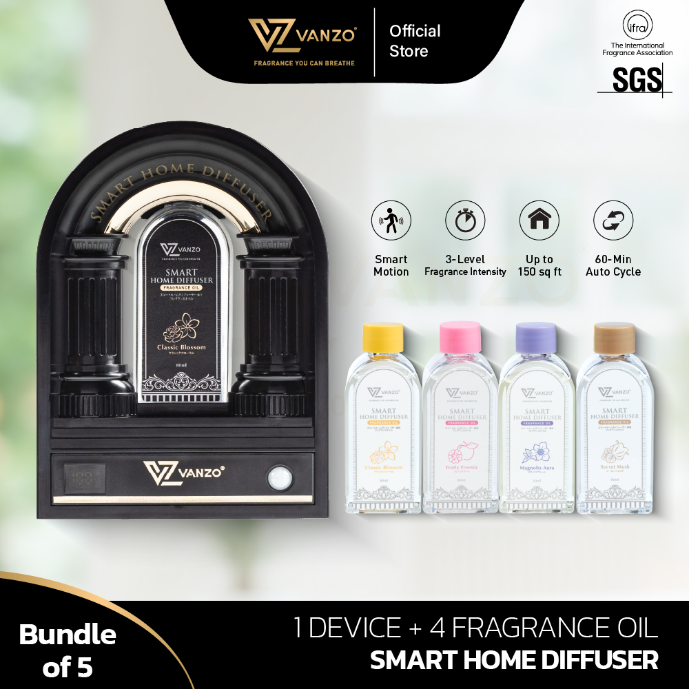 VANZO Smart Home Diffuser - 1+4 Bundle
