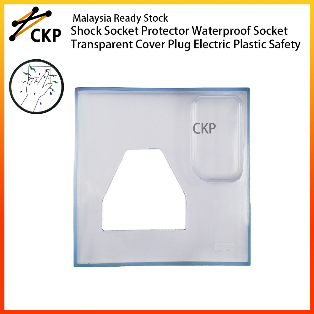 Shock Socket Protector Waterproof Socket Insulator Transparent Cover Plug Electric Plastic Safety