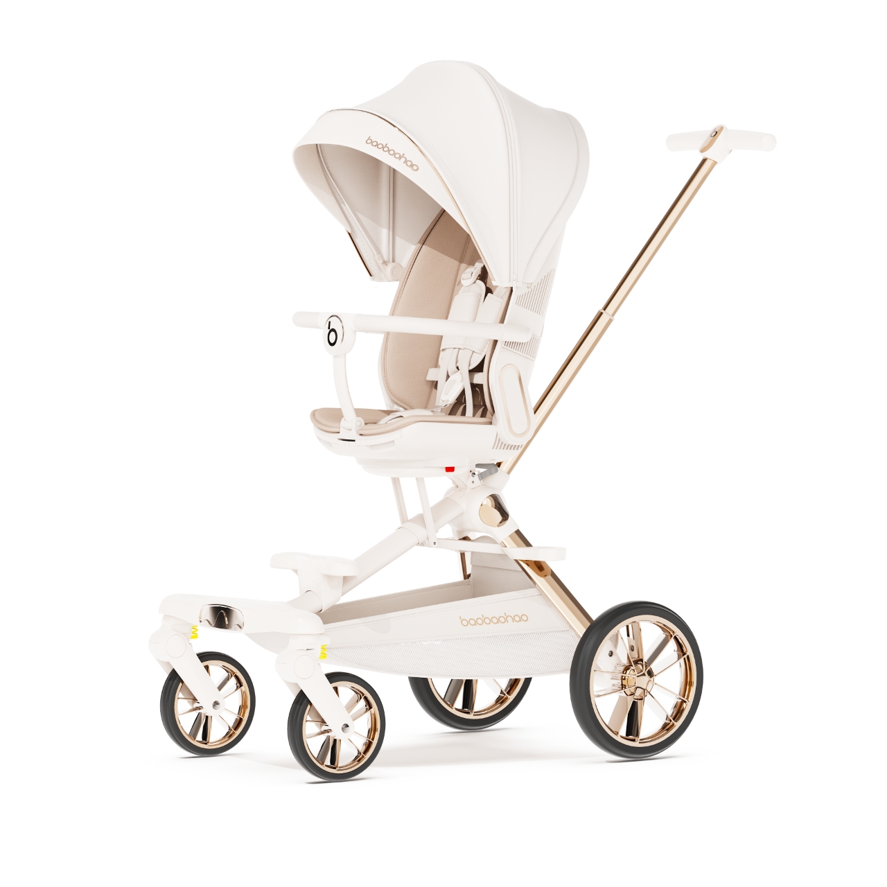 Baobaohao V16max Baby Stroller 2 Way All Terrain Foldable Lightweight with Tray (Upgrade Canopy)