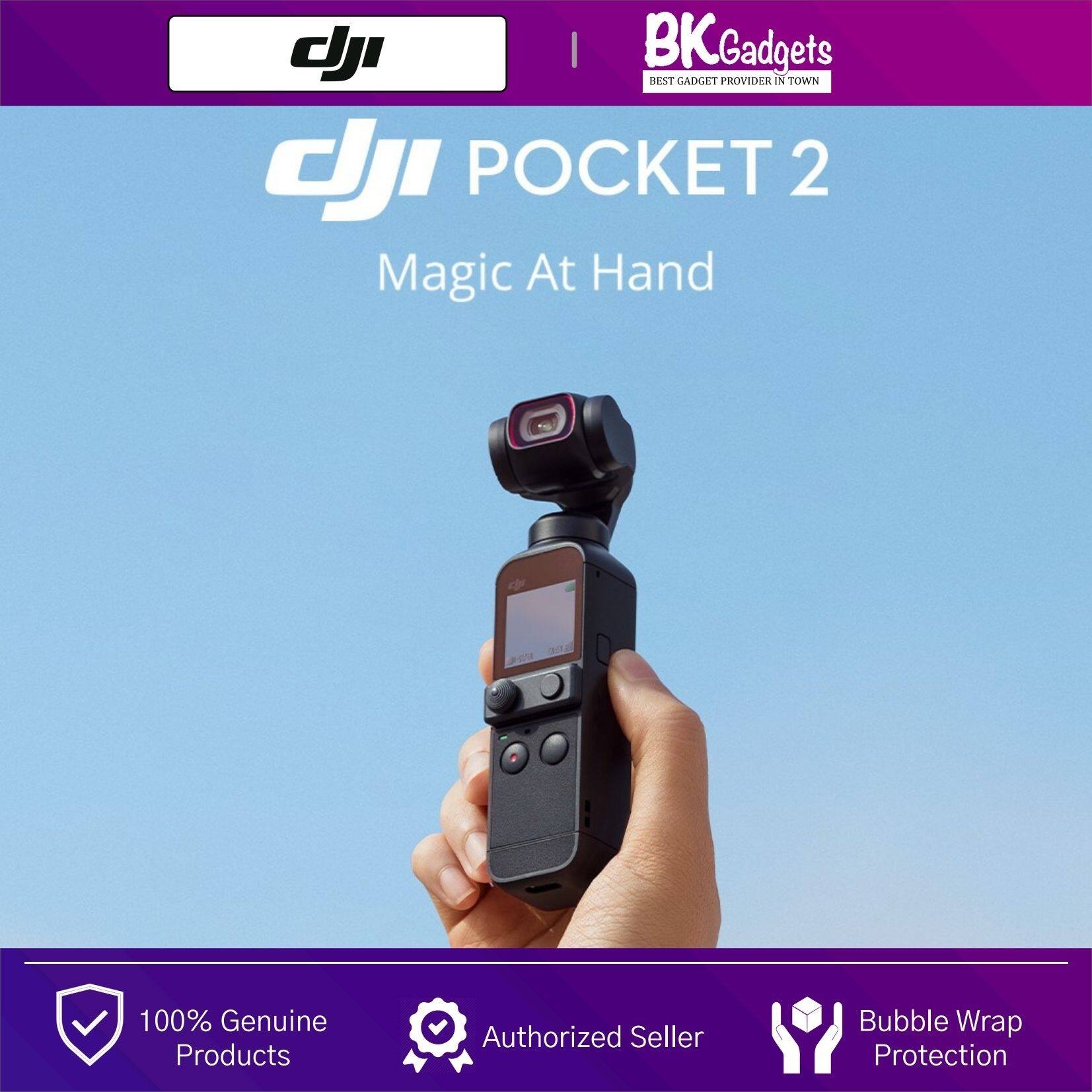 DJI Osmo Pocket 2 - HDR Video | Active Track 3.0 | Timelapse | 8x Zoom | AudioZoom | AI Editor | Pocket-Sized