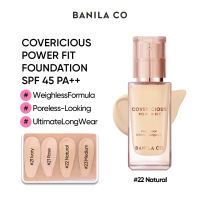𝗕𝗔𝗡𝗜𝗟𝗔 𝗖𝗢 𝗢𝗙𝗙𝗜𝗖𝗔𝗟 𝗦𝗧𝗢𝗥𝗘 *FREE PRIMER FINISH POWDER 4G* Covericious Power Fit Foundation SPF45 PA++ (30ml) | Korean Cushion Foundation | Long Lasting | 72 Hours Coverage