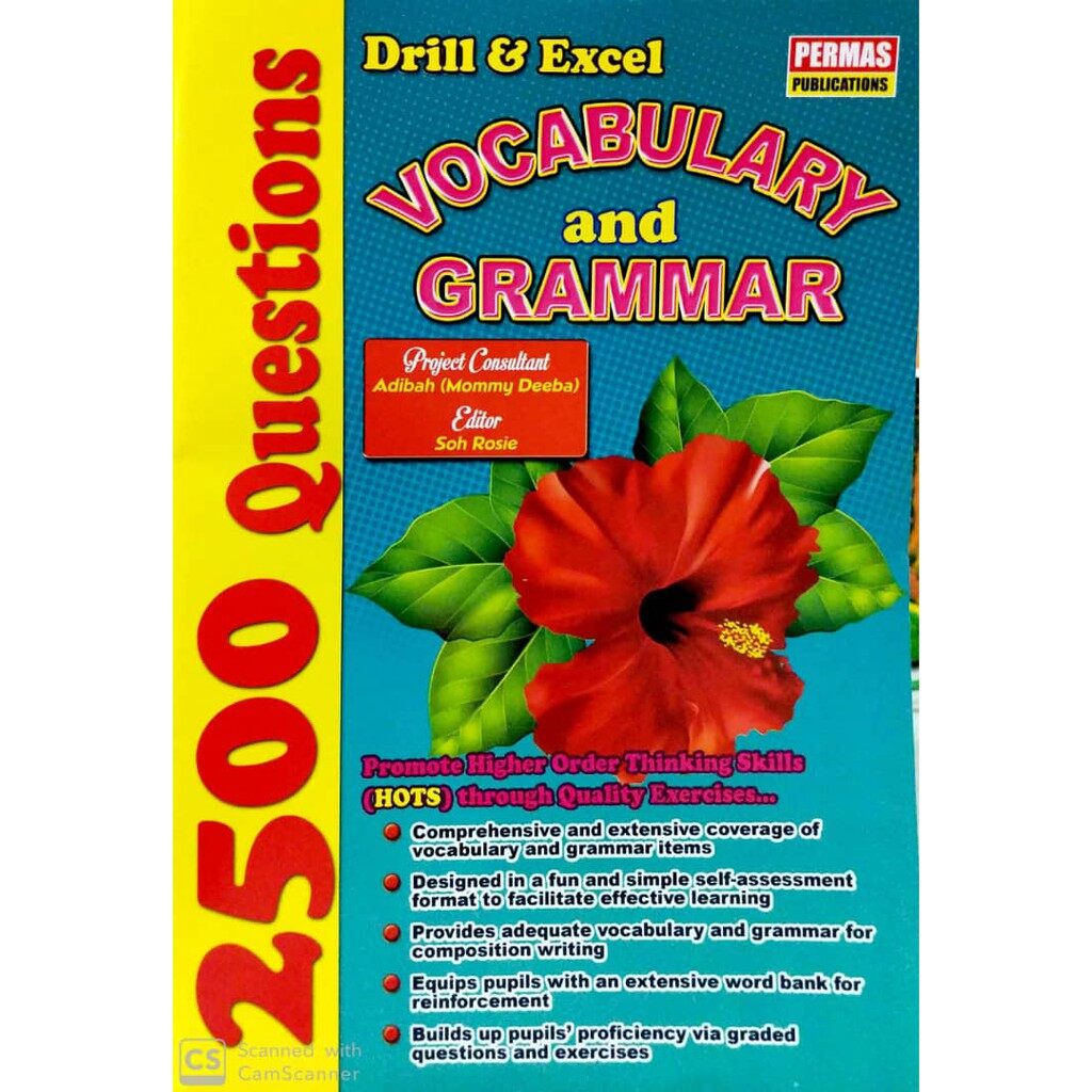 DRILL and EXCEL VOCABULARY AND GRAMMAR 2500 QUESTIONS (ISBN 9789834491093)