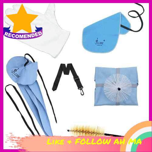 Best Selling 6-in-1 Saxophone Cleaning Kit (Blue)
