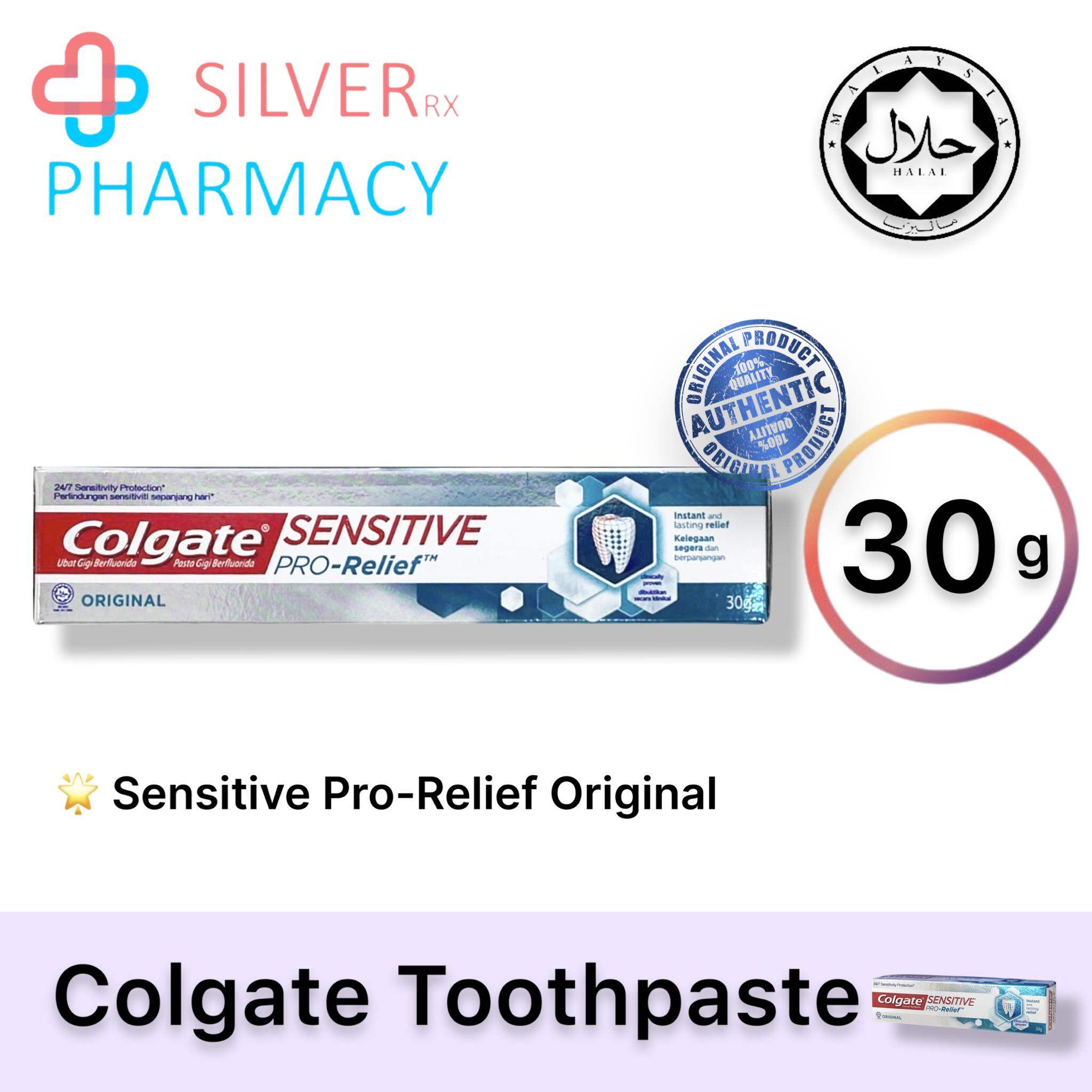 [Exp 12/2024] Colgate Sensitive Pro-Relief Original Toothpaste 30g [Single/Twin]
