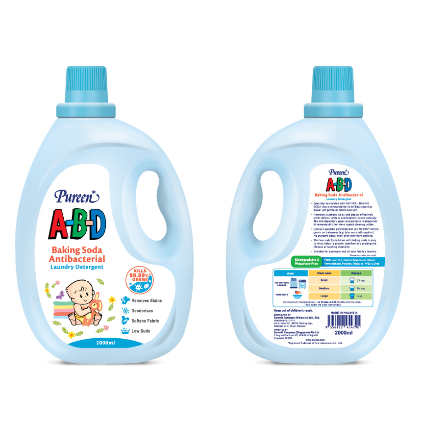 Pureen ABD Natural Baking Soda Detergent 2000ml