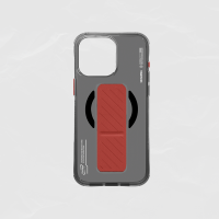 SKINARMA Axon Mag-Charge 16 Pro (6.3)/ 16 Pro Max (6.9) with Grip-Stand - Champagne/ Black/ Titanium