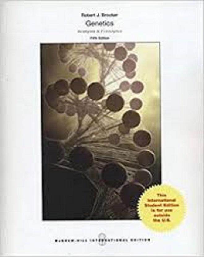Genetics / Brooker - ISBN : 9789814646420
