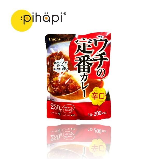[NON-HALAL | IMPORTED FROM JAPAN] Japanese Hachi Curry Sauce - Hot | Hachi 咖喱酱汁 (重辣）(280g)
