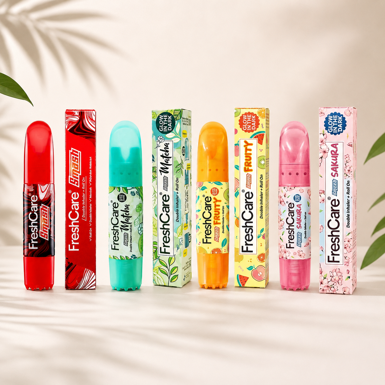 FreshCare 4 Dalam 1 Original – Inhaler Berganda & Minyak Angin Roll On Untuk Pening Mual dan Mabuk Perjalanan