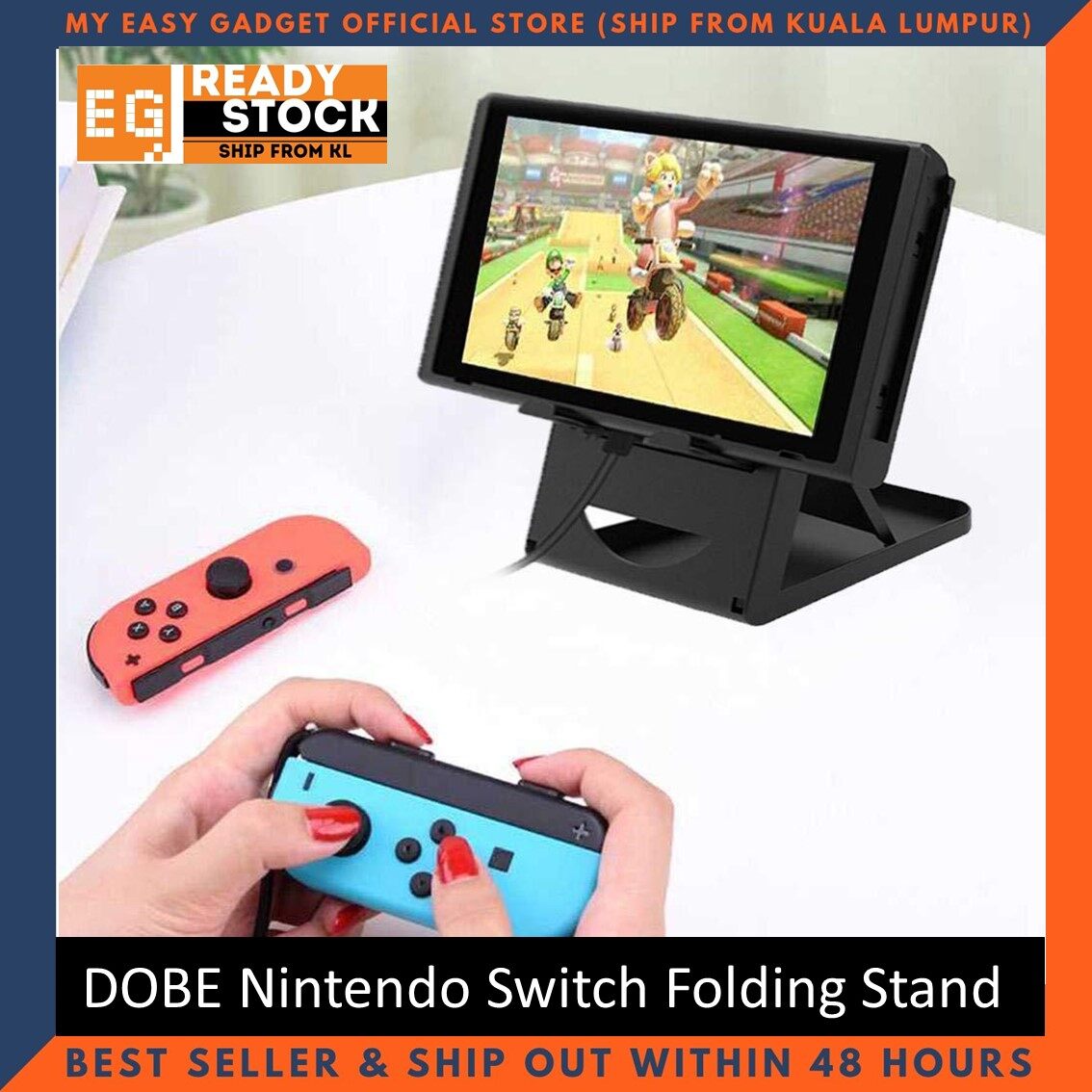 Dobe Nintendo Switch Foldable Compact Adjustable Stand 3 Angle TNS-1788
