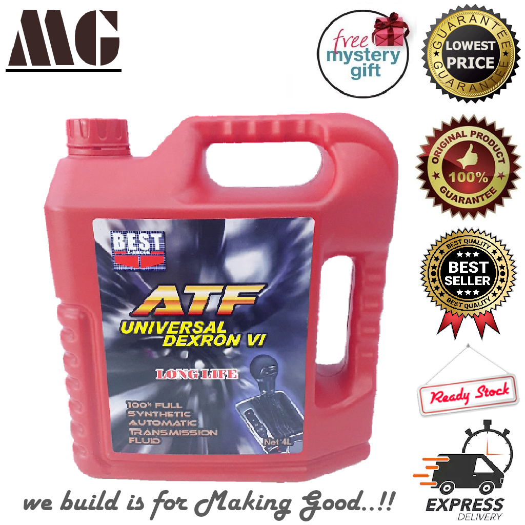 BEST ATF UNIVERSAL DEXRON 6 VI AUTOMATIC TRANSMISSION FLUID 4L FULLY