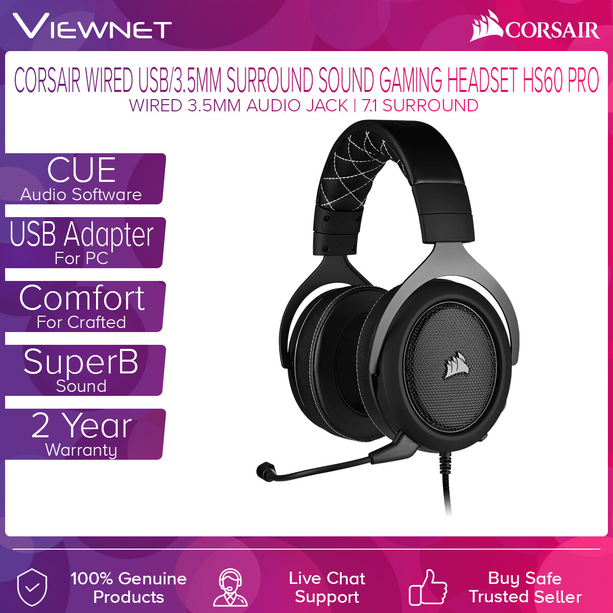 corsair surround sound adapter